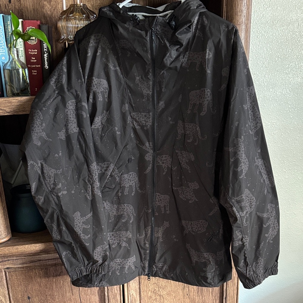 American Eagle Outfitters Charcoal Windbreaker
